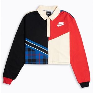 Nike sportswear womens long sleeve polo